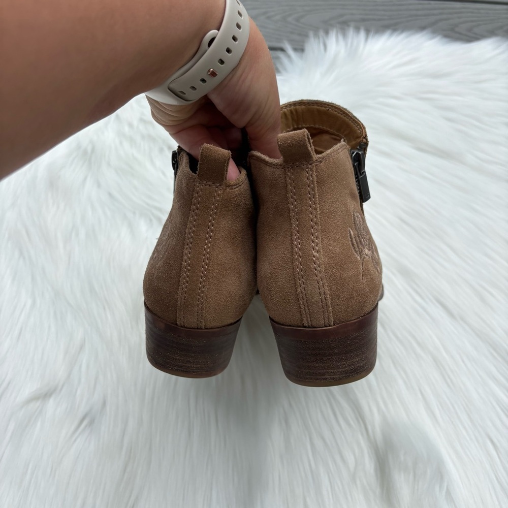 Lucky Brand Embroidered Ankle Boots - Picture 3 of 5